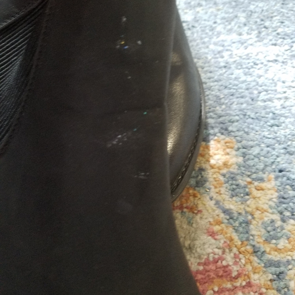 Pierre Dumas double zip back black booties boots size 9 - Picture 6 of 13